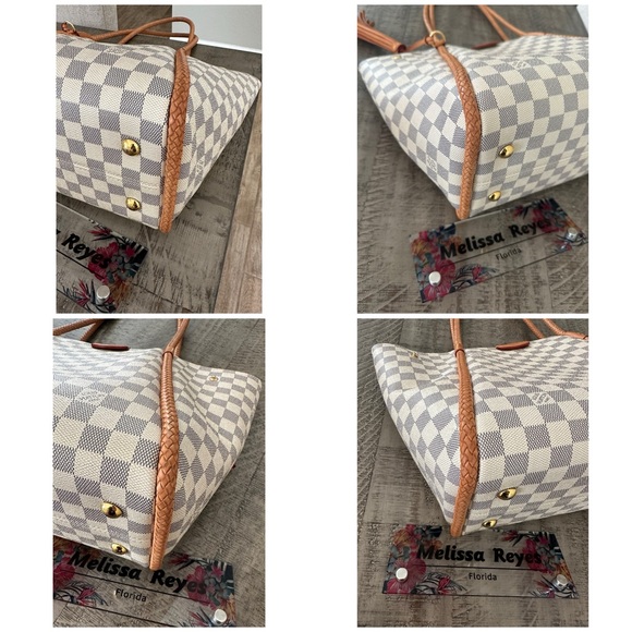 Authentic Louis Vuitton Damier Azur Propriano Tote - Picture 6 of 11